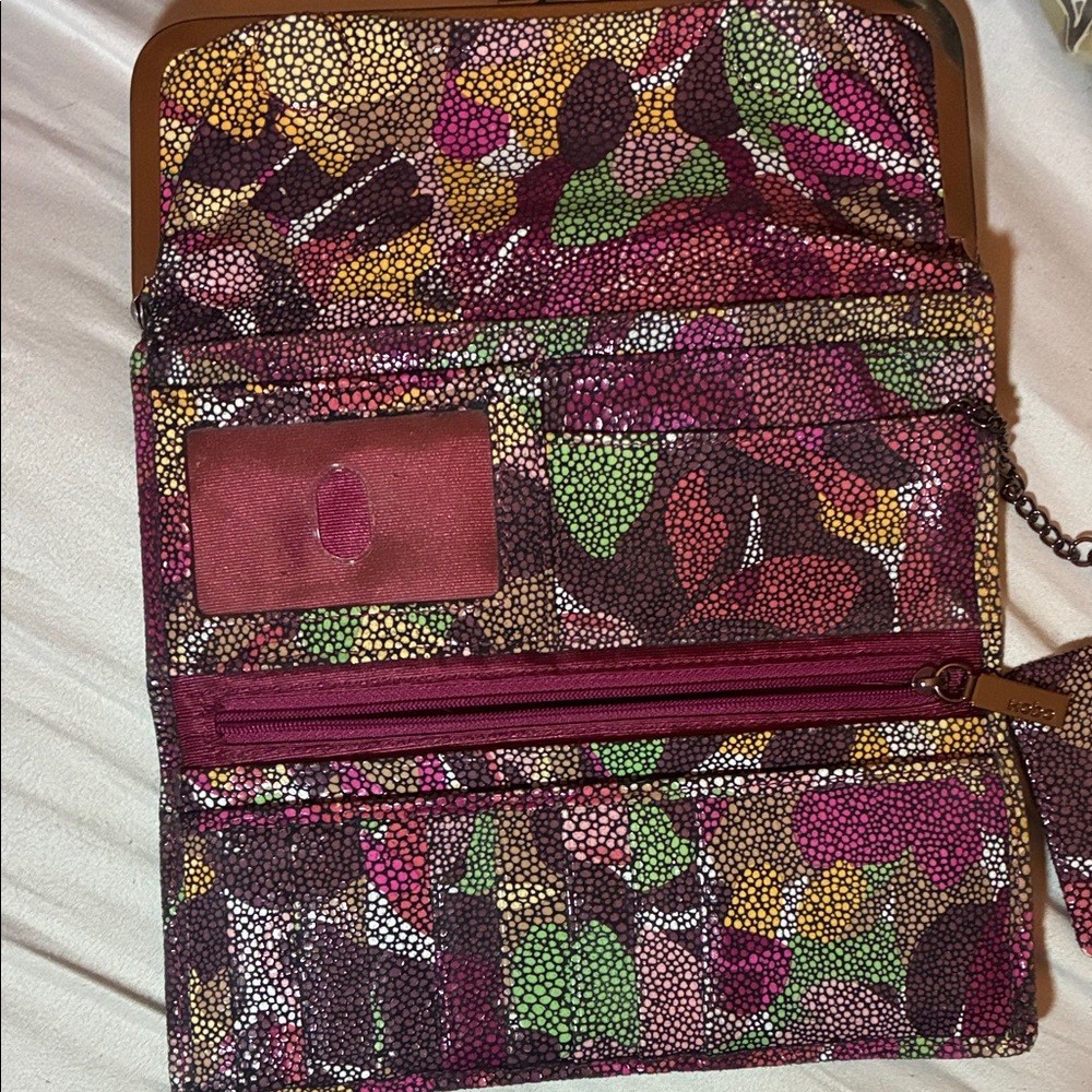 HOBO Multicolor Patterned Wallet - Picture 2 of 6